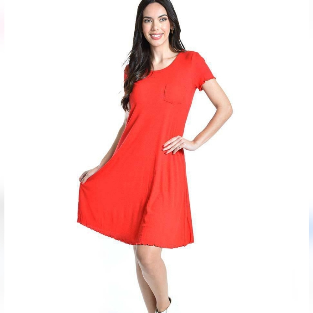 Red Casual Women's Dress